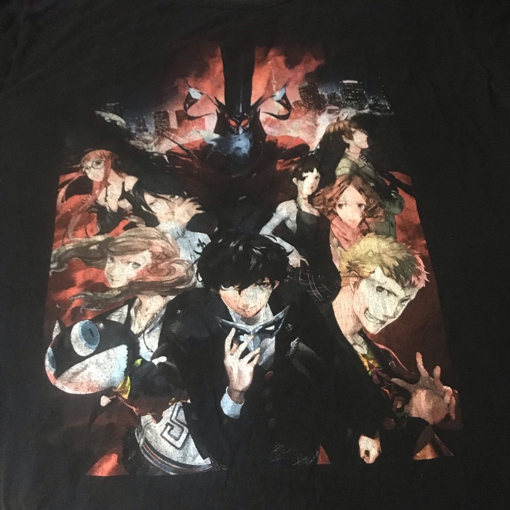 Persona 5 characters t shirt